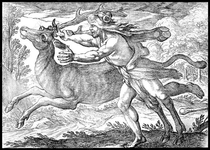 Hercules Killing the ceryneian hind sciencephoto