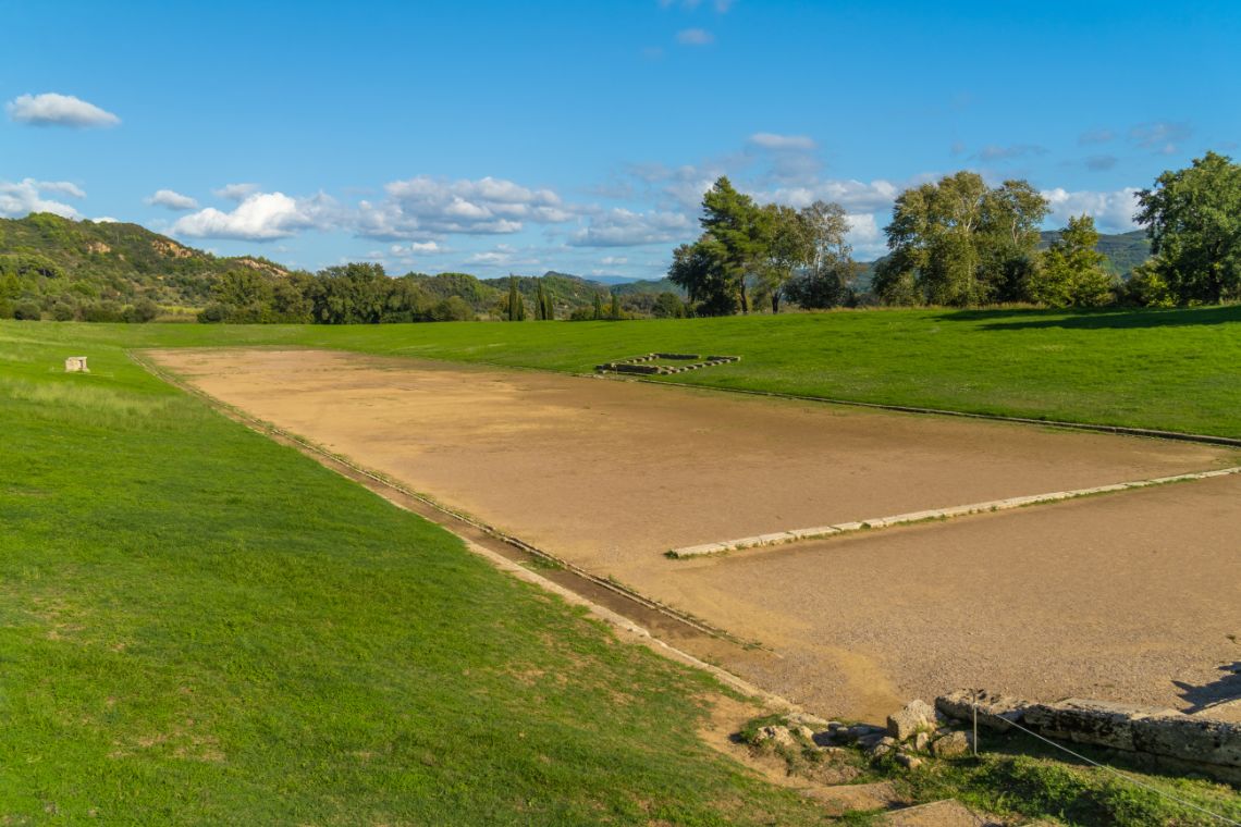 Olympic Stadium in the archeological site of Olympia Credits Leamus Canva