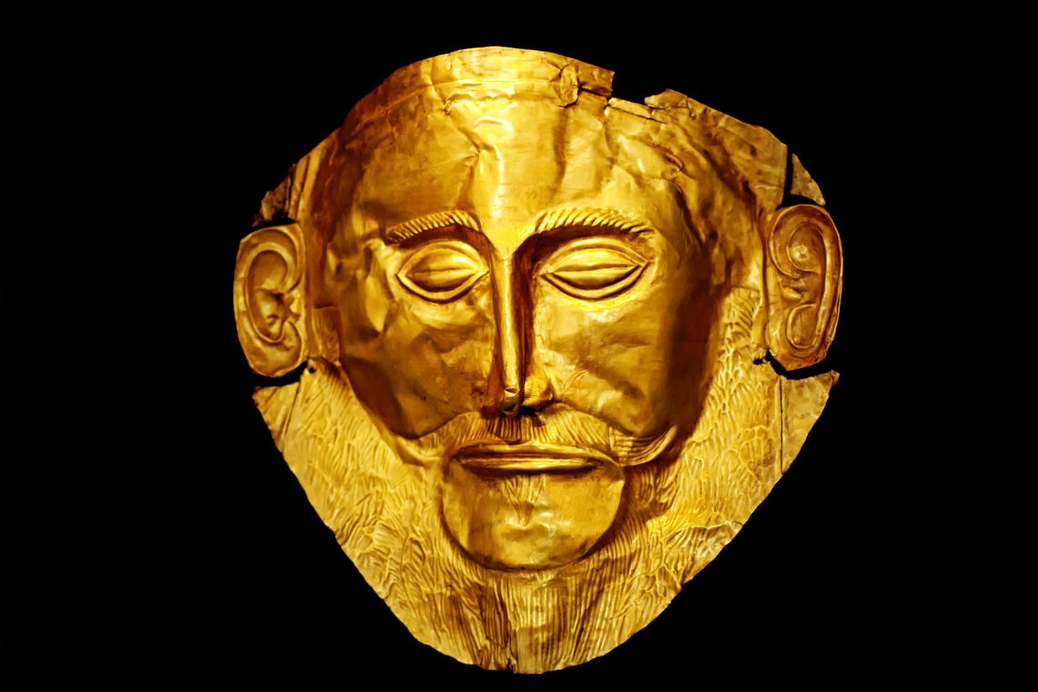 The Golden Mask of Agamemnon National Archeological Museum Athens Credits Antonio Gravate Canva